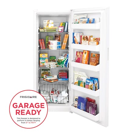 Frigidaire 18 cu. ft. Upright Frost-Free Freezer with Power Outage Assurance and EvenTemp Cooling System FFFU18F2VW